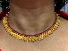 22 Karat Gold 'Lakshmi Kasu' Necklace with Beads (Temple Jewellery) - 235-GN4321 - in 16.850 Grams for USD $1474.99. 
Made in India by Totaram Jewelers Online this product is in Gold - 22 Karat BIS Hallmark 916 KDM Gold  & is an excellent gift for Adult - Women. Ships fully insured with secured guaranteed delivery for free with your order over $250 from New Jersey USA & comes with 30 days exchange policy. 22k Gold Temple Necklace, 22k Gold Round Temple Necklace For Puja, Gold Temple Necklace With Gold Beads For Diwali, Diwali Temple Jewelry Gold Beads Necklace, 22k Gold Temple Necklace With Gold Beads For Gift, Festival Temple Necklace With Gold Beads, Lakshmi Kasula Necklace, Kasu Necklace, Necklace With Beads