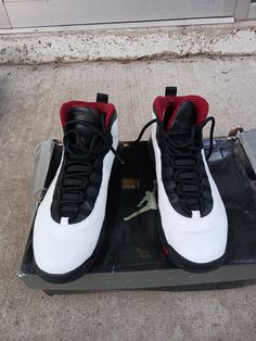 The shoes are clean and in excellent condition. I have only wore them once. The box is a little damaged due to storing. Air Jordan 10, Jordan 10, Nike Air Jordan, The Box, Size 13, Air Jordan, Air Jordans, Nike Air, Jordan