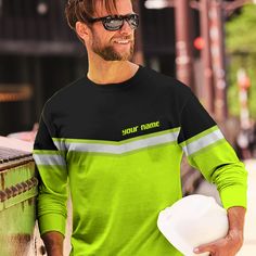 You want to buy a long sleeve shirt that is both SAFE and FASHIONABLE, HIVIS CUSTOM will help you do it. Our REFLECTIVE 3D CLOTHING products meet all your needs. It will be a precious gift with your loved ones on Birthdays, Valentine’s Day, Mother’s Day, Father’s Day, Labor Day, Halloween, Christmas, and other celebrations. Order today, our products are both fashionable and safe with special features: * Keep you, your family, and your kids SAFE! The products are designed to comply with the high 3d Clothing, Safety Workwear, Precious Gift, Usa Flag, Kids Safe, Halloween Christmas, Custom Name, Long Sleeve Shirt, Special Features