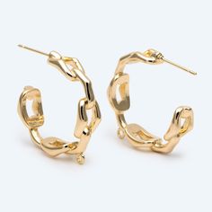 Material: gold plated on brass, lead nickel free Size: 27x28mm, loop size: 1.2mm approx. ( see Pic 2) Quantity: 4pcs=2 pairs Ear backs to match: https://www.etsy.com/shop/Nbeads?ref=seller-platform-mcnav&search_query=ear+back Jump rings(same/ similar gold color) to match: https://www.etsy.com/listing/587655398/100pcs-real-gold-plated-brass-open-jump?ga_search_query=jump%2Bring&ref=shop_items_search_3&pro=1&frs=1 More gold findings here: https://www.etsy.com/shop/Nbeads?ref=seller-platform-mcnav&search_query=gold+plated Nickel-free Yellow Gold Hoop Earrings, Gold-tone Plated Hoop Earrings, Trendy Gold Metal Hoop Earrings, Gold-tone Gold-plated Nickel-free Hoop Earrings, Gold-plated Metal Hoop Earrings, Gold Plated Metal Hoop Earrings, Nickel-free Gold Metal Huggie Earrings, Nickel Free Gold Metal Hoop Earrings, Gold Nickel Free Metal Hoop Earrings