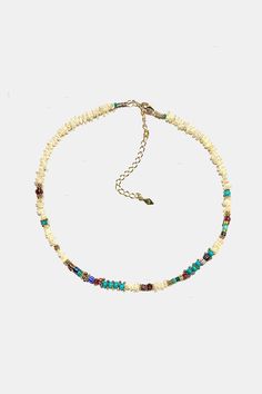 A strand of fresh water pearls and turquoises. precious gold plated beads 3 microns 18k and vintage african trade beads.    dimensions: 1653-175”~ 40-45cm long (adjustable)    one of a kind piece.    handmade in our parisian workshop. Bohemian Gold Pearl Necklace With Colorful Beads, Bohemian Single Strand Turquoise Necklace In Gold, Bohemian Necklace With Gold Heishi Beads, Gold Turquoise Necklace With Tiny Beads In Bohemian Style, Bohemian Turquoise Pearl Necklace With Colorful Beads, Adjustable Gold Single Strand Turquoise Necklace, Artisan Beaded Turquoise Necklace In Gold, Bohemian Gold Turquoise Necklace With Tiny Beads, Gold Bohemian Single Strand Pearl Necklace