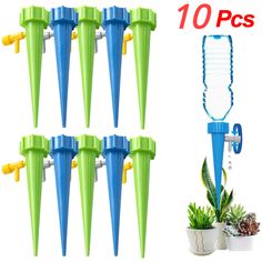 0.99US $ 88% OFF|Self Watering|adjustable Self-watering Spike For Raised Bed Garden - Hunter Drip Irrigation Kit Garden Watering System, Underground Sprinkler, Water Sprinkler, Drip Irrigation System, Watering & Irrigation