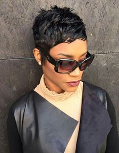 Black Hair Short Cuts, Short Sassy Hair, Sassy Hair, Penteado Cabelo Curto, Short Black Hairstyles, Short Pixie Cut, Cute Hairstyles For Short Hair, Relaxed Hair, Short Hair Styles Pixie