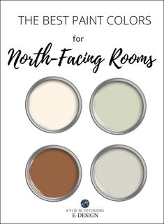 the best paint colors for north - facing rooms