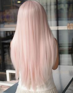 Long Pink Hair, Light Pink Hair, Pastel Pink Hair, Blonde With Pink, Hair Color Pastel, Light Hair Color, Hair Color Pink, Trendy Hair Color, Women's Hairstyles