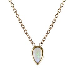 PEAR OPAL NECKLACE meh on this but the site sometimes has good stuff Fine Jewelry Opal Round Necklaces, Teardrop 14k Stamped Jewelry As Gift, Opal Cabochon Yellow Gold Jewelry, Opal Gemstone Round Pendant Necklace, Yellow Gold Opal Cabochon Jewelry, Elegant Opal Jewelry With Cabochon, Tarnish Resistant Gold Opal Jewelry, Dainty Yellow Gold Opal Jewelry, Elegant Opal Cabochon Jewelry