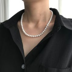 Pearl Size: 6mm Material: S925 Sterling Silver/3mm Stainless steel spacers Colour: Silver Length: 47cm, with extension chain, 39.5cm (Pearl) Item Status: In stock Elegant Pearl White Beaded Necklace With Pearl Pendant, Elegant Akoya Pearl Beaded Necklace As Gift, Elegant Akoya Pearl Beaded Necklace For Gift, Elegant Pearl White Necklace With Pearl Pendant, Classic Pearl Bridal Necklace, Classic Bridal Pearl Necklace With Pearl Chain, Elegant Pearl White Akoya Pearl Beaded Necklaces, Elegant Akoya Pearl Beaded Necklaces In Pearl White, Elegant Pearl White Beaded Necklaces For Gift