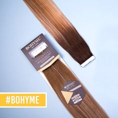 Bohyme Silky Straight Tape-In Hair Extensions are available in a wide array of amazing colors and lengths. The best thing about tape-in hair extensions is that they are simple to apply and invisible to even the most trained eye. Tape-In Hair Extensions lie flat and do not give a bump look, and can be worn in a pony-tail with no hassle. Tape In Hair Extensions are a great entry to the world of hair extensions. We always recommend consulting a hair stylist before, but tape-ins are simple and easy Hair Packaging, Balayage Straight Hair, Yaki Hair, Lace Fronts, Hair Care Tools, Curly Clip Ins, Real Human Hair Extensions, Extensions Hair, Tape In Extensions