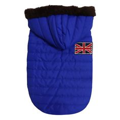 Cute Warm Hooded Dog's Vest - Trendha Warm Wine, Dog Jackets Winter, Green Costumes, Puppy Coats, Dog Winter Clothes, British Flag, Boy Dog, Dog Vest, Dog Clothing