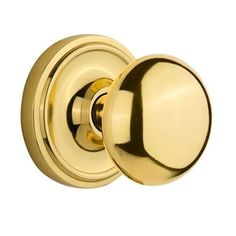 an image of a golden door knob