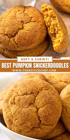 soft and chewy best pumpkin spiced cookies