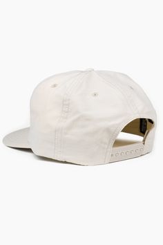 100% quick dry recycled nylon snapback. Delicate design, strong style. Adjustable Cream Snapback Hat For Summer, Adjustable Beige Snapback Hat For Outdoor, Cream Casual Hat With Flat Bill, Casual Cream Flat Bill Hat, Casual Nylon Snapback Hat, Adjustable Urban Hat, Urban Style Adjustable Solid Hats, Casual Nylon Snapback Baseball Cap, Casual Cream Snapback Hat For Summer