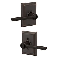 an image of two door handles with knobs