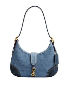 Coach Denim Hamptons Hobo Bag Coach Denim, Cashmere Travel Wrap, Diamond Fashion Jewelry, Skincare Gift Set, Hobo Style, Shoe Boutique, Recycled Leather, Cold Weather Accessories, Small Accessories