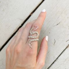 Rings Snake, Snake Ring Silver, Ring Wire, Snake Ring, Wire Rings, The Ring, Antique Rings, Keep In Mind, Wire Jewelry