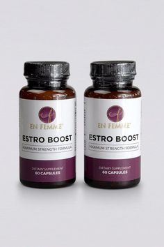 9020 Estro Boost by En Femme - 2 pack discount bundle Estro Boost by En Femme is a dietary supplement that contains a proprietary blend of natural animal ovary, mammary and uterus glandular extracts along with soy isoflavones and natural herbal ingredients which may have a feminizing effect for some users. Glandular ex Natural Estrogen, Collagen Hydrolysate, Skin Prep, Bottle Packaging, Body Contouring