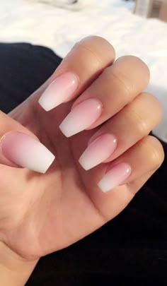 Short Coffin Nails Designs, Coffin Nails Ombre, Short Coffin, Ombre Acrylic Nails, Short Coffin Nails, Purple Nail, Coffin Shape Nails