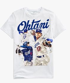 Shohei Ohtani Graphic T-shirt - Etsy White T-shirt With Front Print For Sports Events, White Graphic T-shirt For Baseball Season, White Graphic Print T-shirt For Baseball Season, White Short Sleeve T-shirt, White Screen Print T-shirt For Baseball Season, Shohei Ohtani, T Shirt Design, Cotton T Shirt, Shirt Design