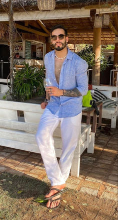 [Promotion] 26 Top Casual Beach Vacation Outfits Advice You Need To See Instantly #casualbeachvacationoutfits Linen Outfit Men, Airport Outfit Men, Linen Shirt Outfit, Vacation Outfits Men, Thailand Outfit, Beach Outfit Men, Party Outfit Men