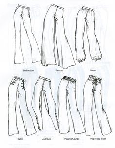 the different types of pants for women