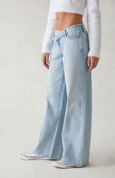 Low Rise Baggy Jeans, My Mobile Number, Denim Collection, Low Rise Jeans, Cute Fits, Baggy Jeans, Baggy Fits, Pacsun, Wide Leg Jeans