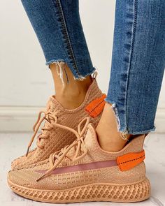 Yeezy Sneakers, Breathable Sneakers, Casual Heels, Platform Sneaker, Flat Sneakers, Lace Up Heels, Sneaker Heels, Fashion Sneakers, Work Shoes