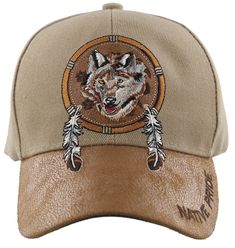 NEW! NATIVE PRIDE WOLF FEATHERS FAUX LEATHER BASEBALL CAP HAT TAN NEW! NATIVE PRIDE WOLF FEATHERS FAUX LEATHER BASEBALL CAP HAT TAN NEW - WITH TAGS 100% High End Acrylic Logos and designs are fully embroidered Size: One Size Fits All VELCRO ADJUSTMENT Shipping Payment Terms of Sale SHIPPING We ship Worldwide. We ship to USA 48 continental states, Item usually will be shipped out within 1~3 business days after payment received. We only ship to confirmed addresses. Non USA Customers: First Class I Adjustable Brown Baseball Cap For Baseball Season, Adjustable Brown Baseball Cap For Season, Adjustable Brown Snapback Hat For Sports Events, Brown Flat Bill Baseball Cap, Brown Cap For Sports Events, Brown Flat Brim Hat For Sports Events, Brown Baseball Cap For Baseball Season, Brown Hats For Baseball Season Sports Events, Brown Flat Brim Hat For Baseball Season