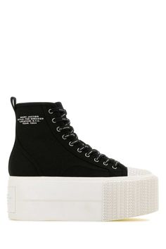 marc-jacobs-hight-top-platform-tela-sneakers-1724210081001290305-0 Canvas Platform Sneakers With Contrast Sole For Streetwear, Sporty Studded Outsole Canvas Shoes For Streetwear, White-sole Canvas Shoes With Rubber Heel Cap, Canvas Shoes With White Sole And Rubber Heel Cap, Modern Cotton Sneakers For Streetwear, Mid-top Platform Sneakers With Rubber Toe Cap For Streetwear, Textile Sneakers With Rubber Heel Cap For Streetwear, High-top Canvas Platform Sneakers For Streetwear, Textile High-top Sneakers With Contrast Sole For Streetwear