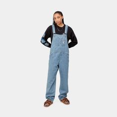 Carhartt WIP Women's Bib Overall Straight - Denim | Blue (stone washed) – Page Women's Bib Overall Straight - Denim – Carhartt WIP USA Blue Jeans With Contrast Stitching In Rigid Denim, Denim Blue Utility Jeans With Contrast Stitching, Medium Wash Denim Jeans With Contrast Stitching, Utility Denim Jeans With Contrast Stitching, Casual Denim Jeans With Contrast Stitching, Blue Relaxed Fit Jeans With Contrast Stitching, Relaxed Fit Medium Wash Jeans With Contrast Stitching, Utility Jeans With Contrast Stitching For Streetwear, Relaxed Fit Jeans With Contrast Stitching In Medium Wash