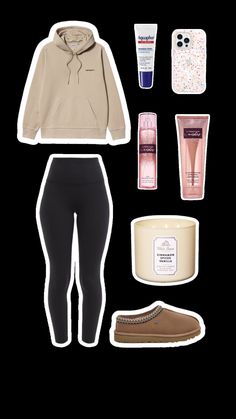 Outfit Ideas With Tasman Uggs, Outfits To Wear With Ugg Slippers, How To Style Tasman Uggs, Outfits With Tasman Uggs, Comfy Athletic Outfits, Preppy Uggs, Preppy Teen Outfits, Uggs Fit, Ugg Tasman Outfit