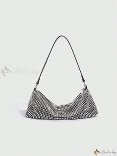 Bird in Bag - 2024 New Diamond Shoulder Bag: Premium Womens Dinner Bag Handcrafted with Exquisite Detailing - Luxurious High Fashion Crossbody Bag, Underarm Clutch, and Shimmering Wallet Square Baguette Bag For Parties, Chic Square Baguette Bag For Party, Chic Baguette Bag For Mobile Phone For Party, Evening Handheld Baguette Bag For Mobile Phone, Trendy Square Baguette Bag For Parties, Large Capacity Handheld Baguette Bag For Evening, Chic Party Baguette Bag For Mobile Phone, Chic Silver Baguette Bag For Party, Large Capacity Evening Baguette Clutch Bag