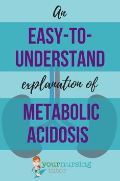 A clear explanation about Metabolic Acidosis for nursing school, explaining causes, signs & symptoms, treatment, and what you NEED to... Acidosis And Alkalosis, Respiratory Alkalosis, Metabolic Alkalosis, High Blood Sugar Symptoms, Metabolic Acidosis, Baking Soda Cleaning, Blood Sugar Diet, Healthy Lifestyle Quotes