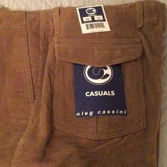 Brand New Men’s Casualsoleg Cassini Tan-Colored Corduroy. Size: 36x32 Casual Corduroy Pants With Welt Pockets, Casual Corduroy Bottoms With Welt Pockets, Casual Corduroy Bottoms With Hip Pockets, Casual Corduroy Pants With Hip Pockets, Corduroy Pants Men, Straight Fit Pants, Beige Pants, Oleg Cassini, Corduroy Jeans