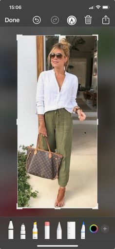 Wardrobe Essentials For Women, Green Linen Pants, Clothes For Women Over 50, 50 Style