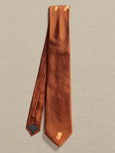 Spun luxury, this incredibly dapper tie is crafted from silk twill for a sophisticated feel on a unique silhouette.  Hand-pressed and shaped for a clean finish.  Measures 3" at widest point.  Length: 58" (147cm) Luxury Ties For Work, Luxury Ties For Semi-formal Occasions, Luxury Semi-formal Neckwear With Ties, Luxury Ties For Workwear, Luxury Business Neckwear, Standard Tie, Luxury Business Neckwear Standard Tie, Luxury Standard Tie For Work, Luxury Standard Tie For Business, Luxury Tie For Workwear