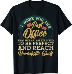 NEW LIMITED Postal Worker, Funny Post Office Quote Gift Men Women T-Shirt S-3XL | eBay Office Quote, Office Quotes, Funny Post, Postal Worker, Gift Quotes, Women T Shirt, Design Fashion, Personalized Shirts, Post Office