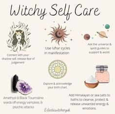 Witchy Self Care, Green Witchcraft, Witch Spirituality, Magic Spell Book, Eclectic Witch, Wiccan Spell Book