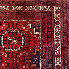 Design Plus Gallery presents a Vintage Persian Area Rug. Beautiful rich shades of red, black and white are handknotted into traditional tribal patterns creating a welcoming floor covering. The all wool rug has short natural fringe, leather binding on back.  Little surface wear; condition is good for age and use. Persian Decor, Native American Rugs, Diamond Sisal Rug, Leather Binding, Graphic Book, Diamond Rugs, Art Deco Rugs, Chicago Art, Scandinavian Rug