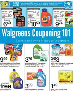 walgreens coupon ad with prices for products