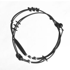 two black and white bracelets on a white background