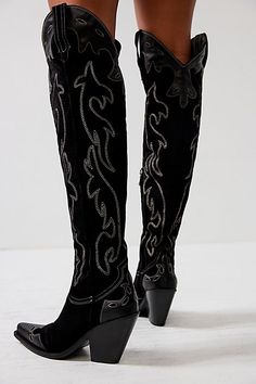 Wild West Thigh High Boots | Free People Cute Cowgirl Outfits, Frilly Socks, Cowgirl Outfits, Thigh High Boots, Boho Clothing, Thigh High, Wild West, Thigh Highs, Boho Outfits