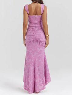 Washing instructions: Hand Wash Composition: Polyester, Spandex, Natural Fiver Designer Style ID: FP63256666 Female Elegance, Mermaid Midi Dress, Pink Floral Maxi Dress, Romantic Floral Print, Backless Midi Dress, Floral Corset, Purple Midi Dress, Dress Inspo, Pink Maxi Dress