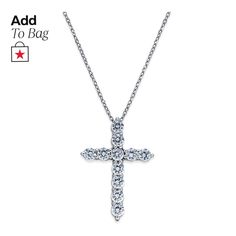 in stock Diamond Cross Pendants, Diamond Cross, Cross Pendant Necklace, Cross Pendant, In Store, Buy Online, White Gold, Pendant Necklace, Pendant