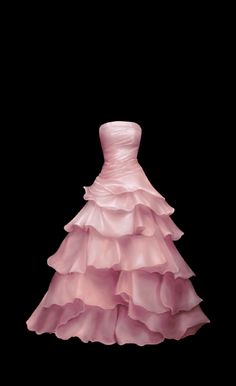 Bottom Of Dress Designs, Long Formal Dress Sewing Pattern, Princess Style Dress, Whimsical Dresses, Pink Bow Dress, Long Party Gowns, 00s Mode, Pink Tulle Dress, Hollywood Dress