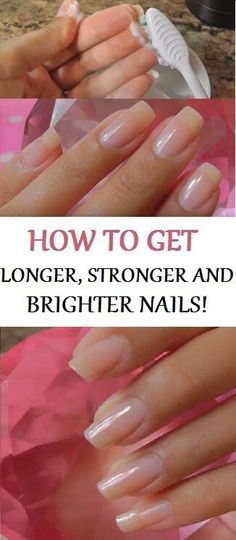 HOW TO GET LONGER, STRONGER, HEALTHY AND BRIGHTER NAILS FOREVER #Beauty #Musely #Tip Nail Soak, Brittle Nails, Nail Growth, Bright Nails, Strong Nails, Nail Health, Healthy Nails, Manicure E Pedicure