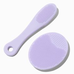 Claire's Purple Silicone Face Scrubber - 2 Pack Face Scrubber, Fashionable Jewelry, Scrub Sets, Deep Clean, Global Brands, Wash Your Face, Jewelry And Accessories, Beauty Accessories, The Purple