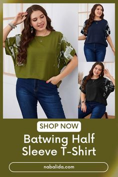 ✈️Free Shipping Plan Vacation, Fall Styles, Flowy Tops, Daily Workout, Summer Day, Bat Wings, Basic Tees, Half Sleeve, Cute Tops