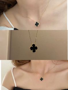 خواتم خطوبة, Trinity Bracelet, Timeless Necklace, Trendy Jewellery, Clover Pendant, Women Anklets, Gold Aesthetic, Detailed Jewelry, Onyx Jewelry