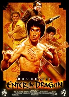 bruce lee's enter the dragon movie poster