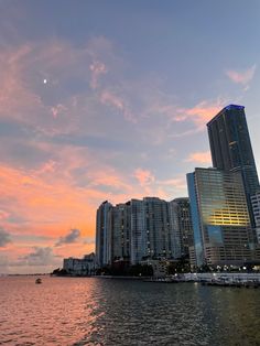 Brickell Miami sunset Florida ocean key keys water nature downtown skyline Florida Aesthetic